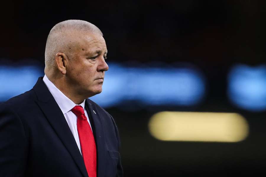 Wales' head coach Warren Gatland reacts prior to the Six Nations international rugby union match between Wales and Ireland