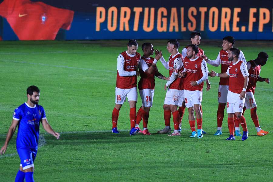 A festa de Rony Lopes no primeiro golo do SC Braga