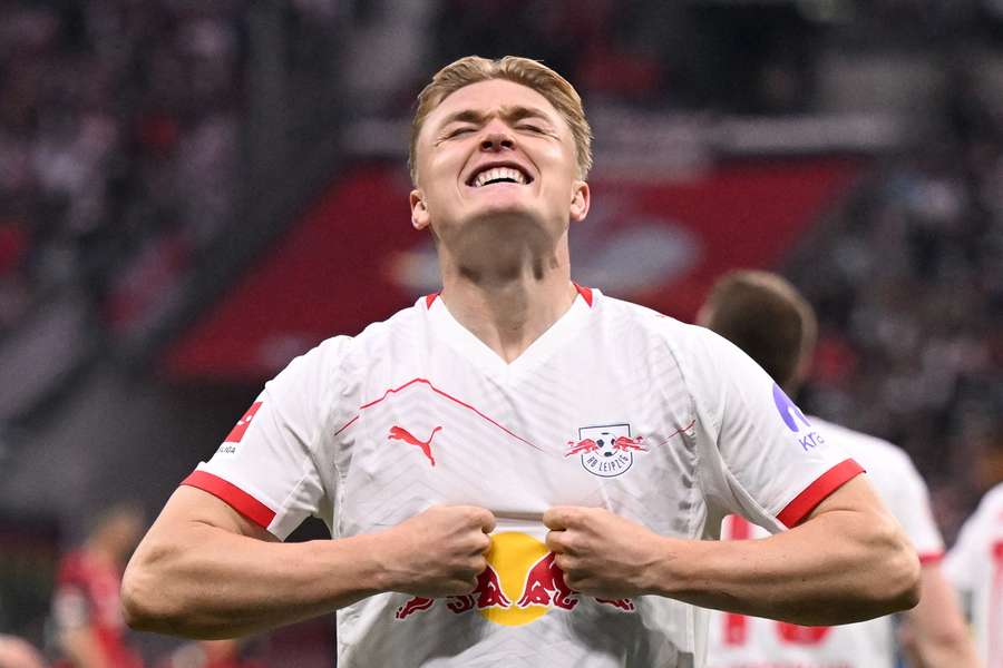 Harder, ex-Sporting, marcou um dos golos do RB Leipzig