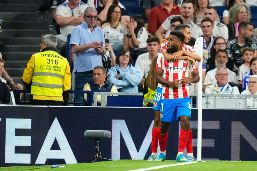 Thomas Lemar célébrant son but ce vendredi.