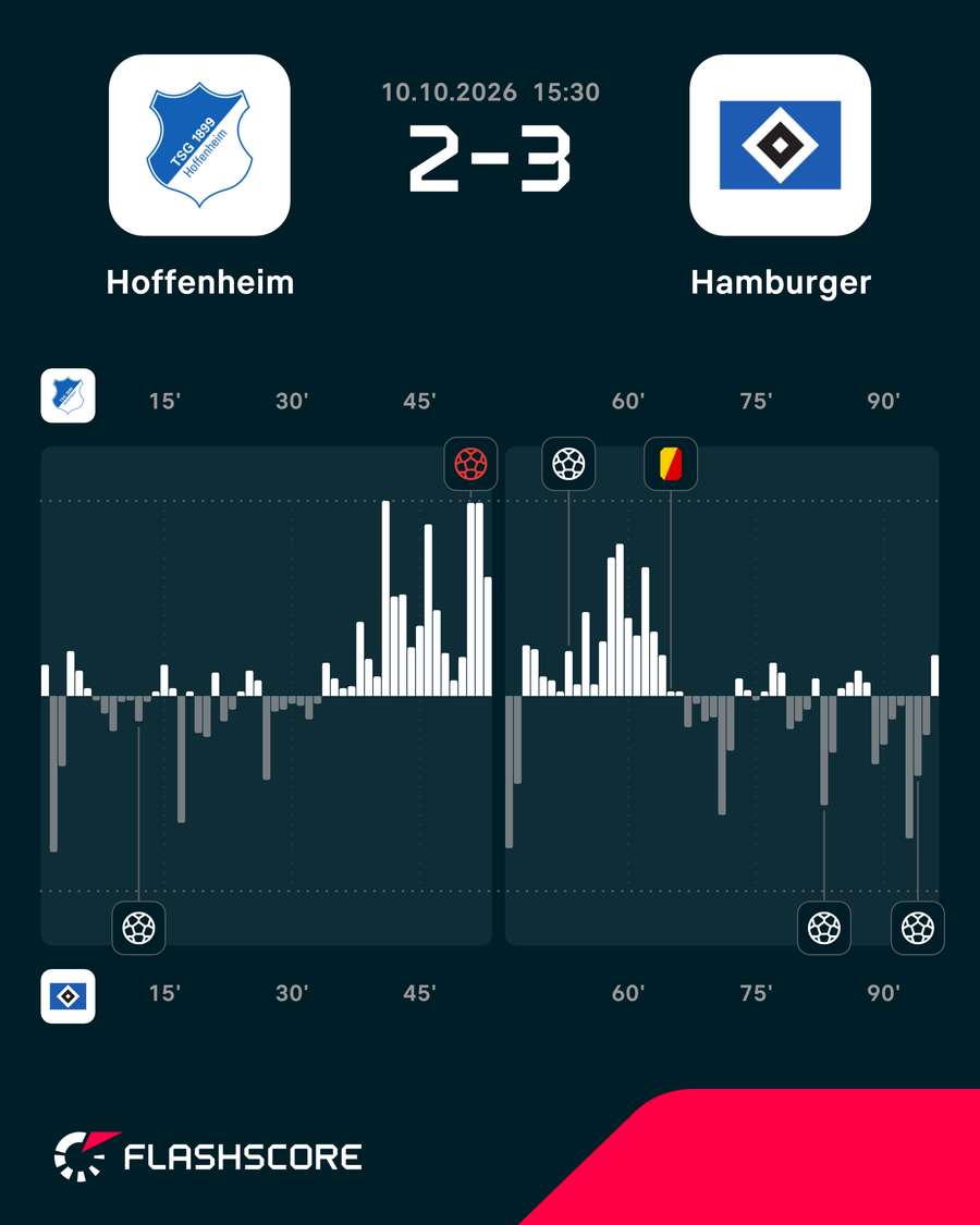 Hoffenheim - HSV - Match Stats