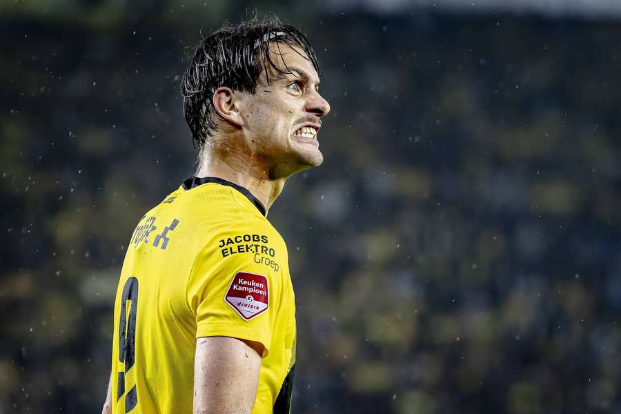 Sigurd Haugen maakte namens NAC Breda de openingstreffer in het Rat Verlegh Stadion