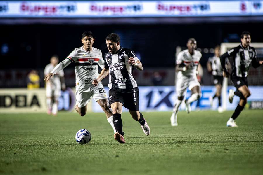 São Paulo e Ceará anularam-se na primeira parte