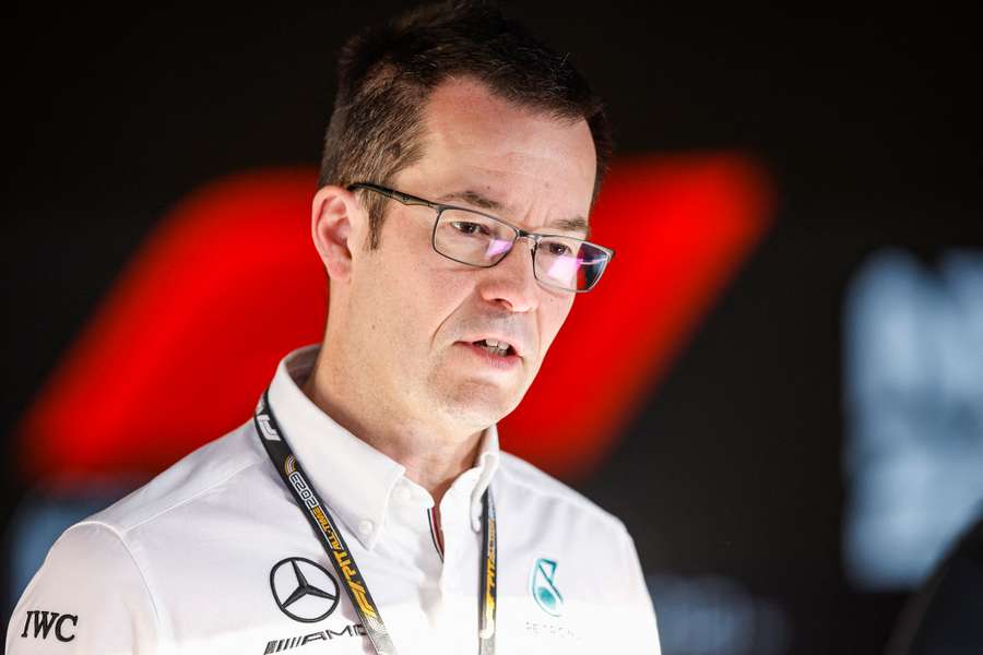 Mike Elliott during his time as Mercedes' technical director in 2023