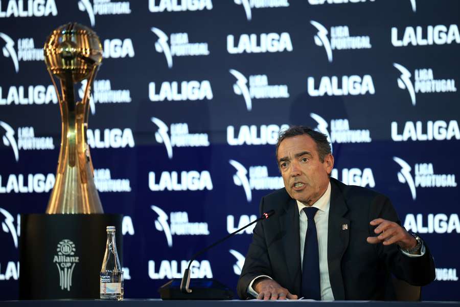 O presidente da Liga Portugal, Reinaldo Teixeira
