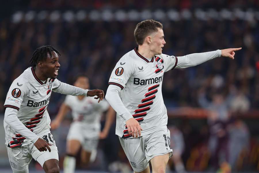 Wirtz abriu o placar para o Leverkusen em Roma