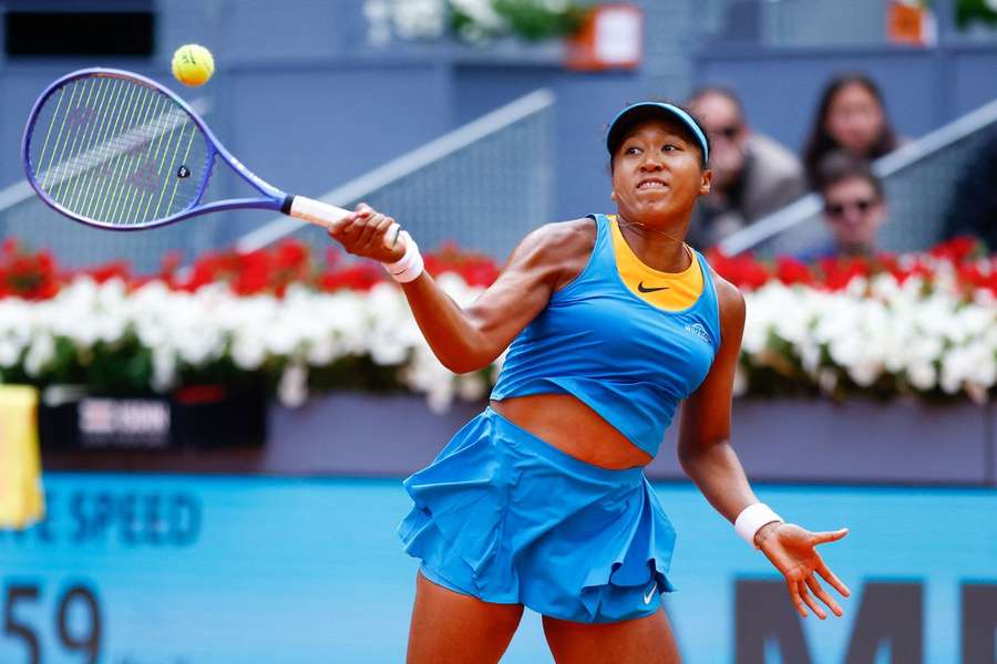 Naomi Osaka em ação
