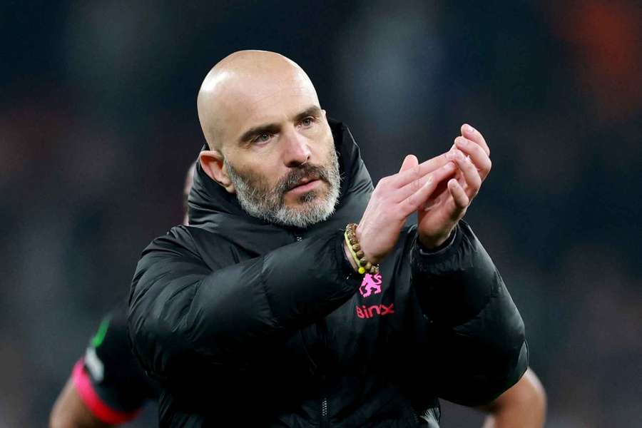 Chelsea boss Enzo Maresca applauds fans after the Conference League over Copenhagen