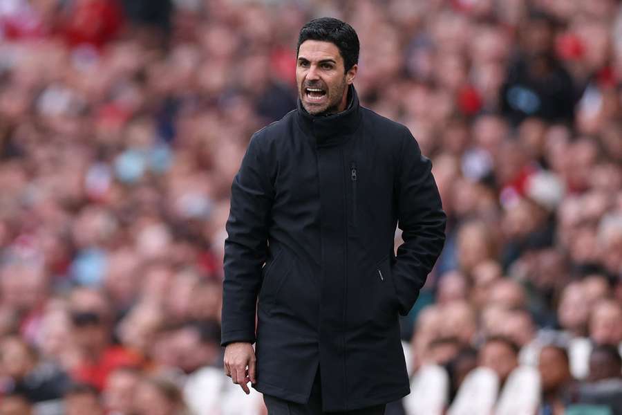Mikel Arteta called on his Arsenal players to 'react the right way and keep believing'