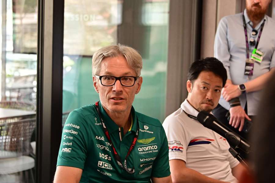 Mike Krack, chefe de pista da Aston Martin Mike Krack, chefe de pista da Aston Martin