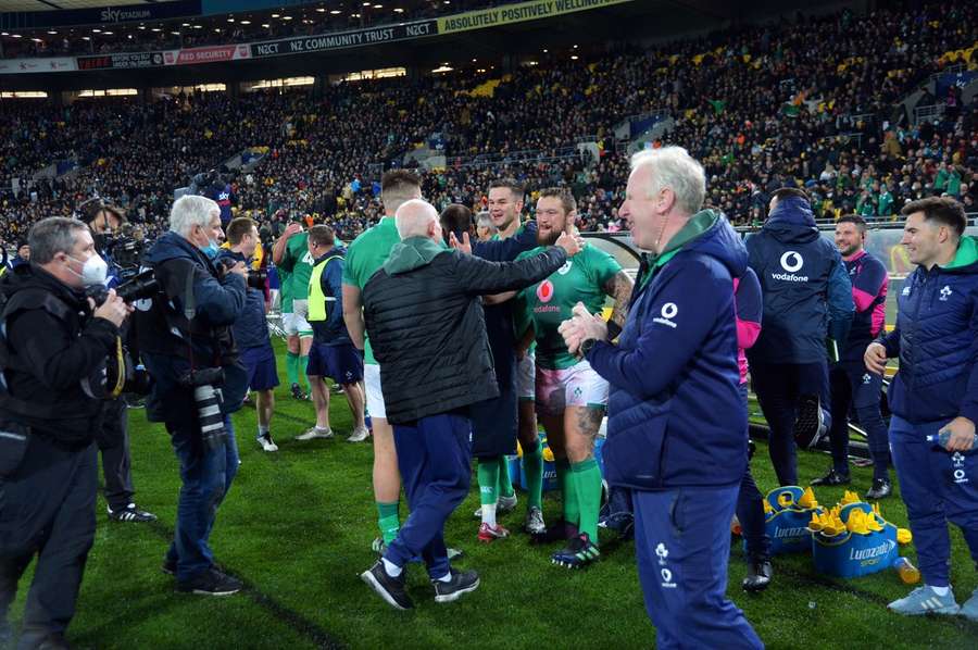 Ireland top the global rankings after beating New Zealand