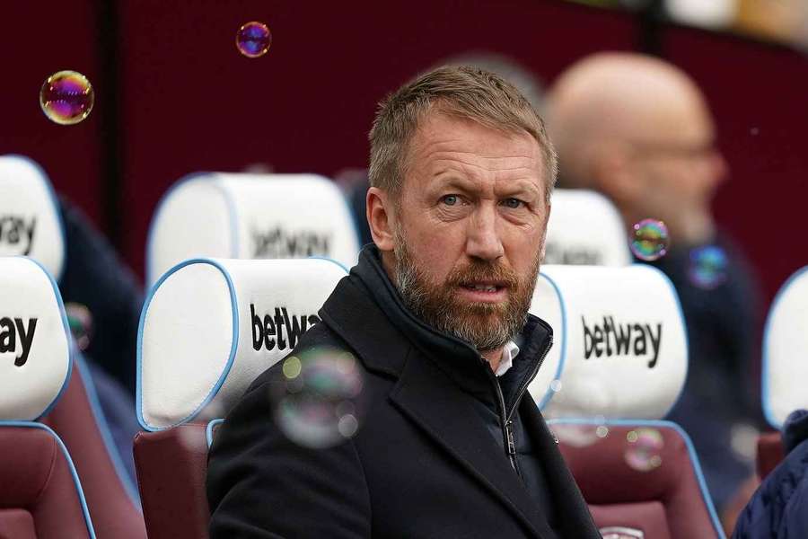 Graham Potter assinou o West Ham até o meio de 2027