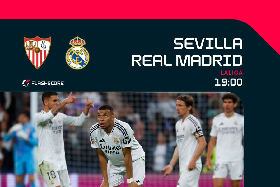 El Real Madrid busca la victoria en Sevilla.