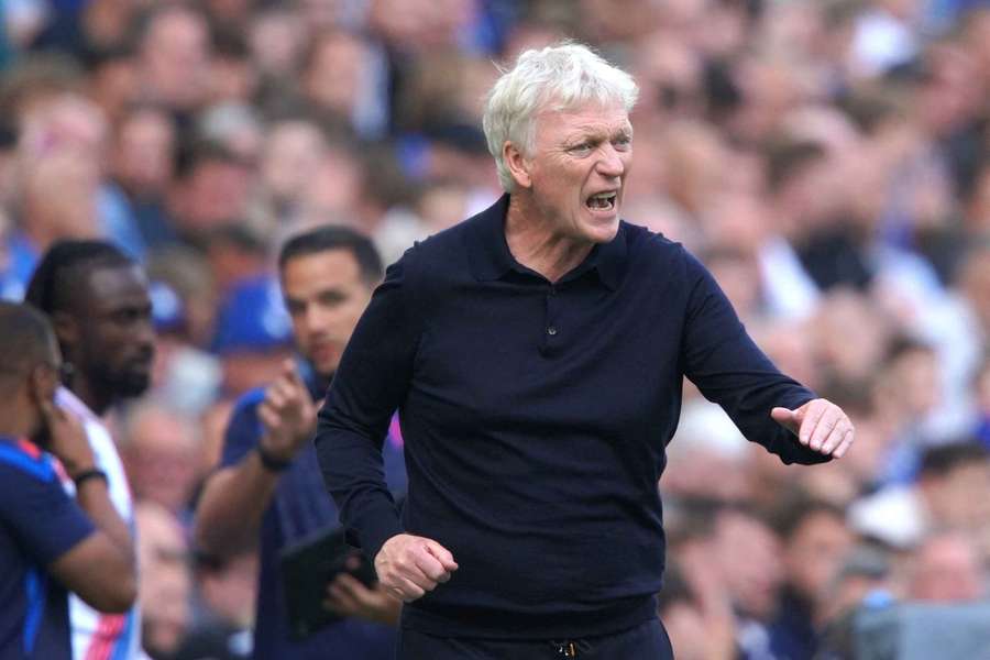 David Moyes on the touchline David Moyes on the touchline
