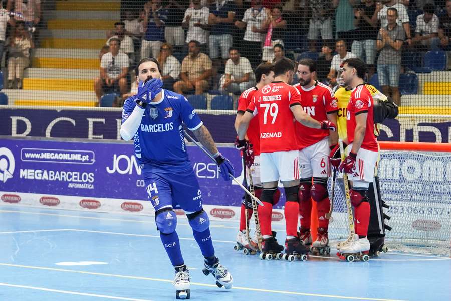 Miguel Rocha celebra o golo 90 esta época