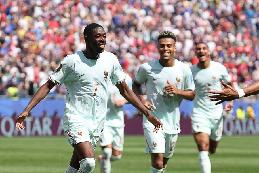 Dembélé et Doué face à la Norvège le mois dernier. Dembélé et Doué face à la Norvège le mois dernier.