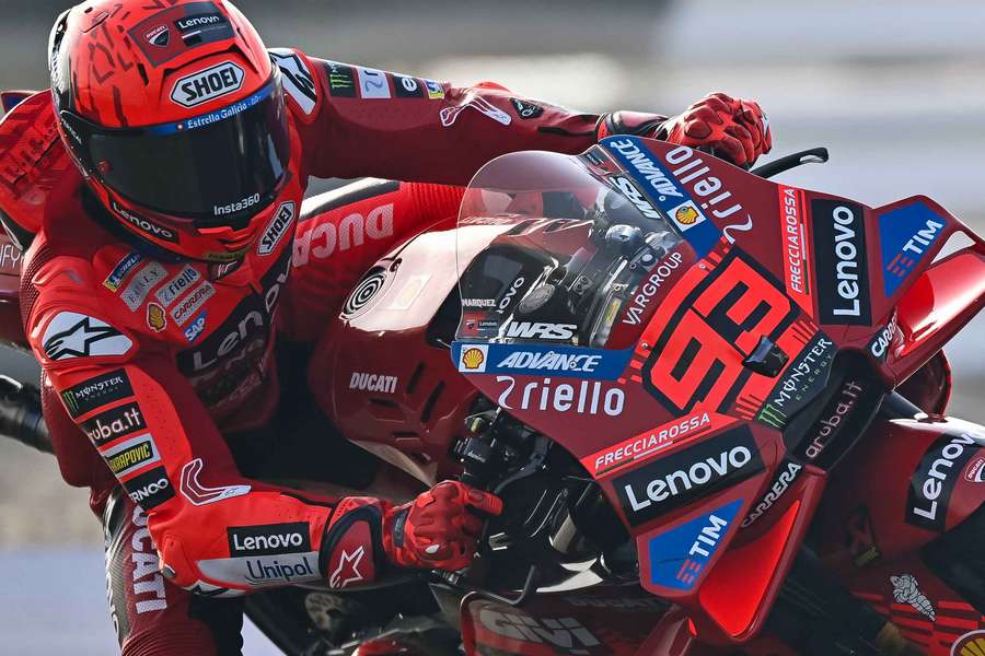 Marquez sulla sua Ducati