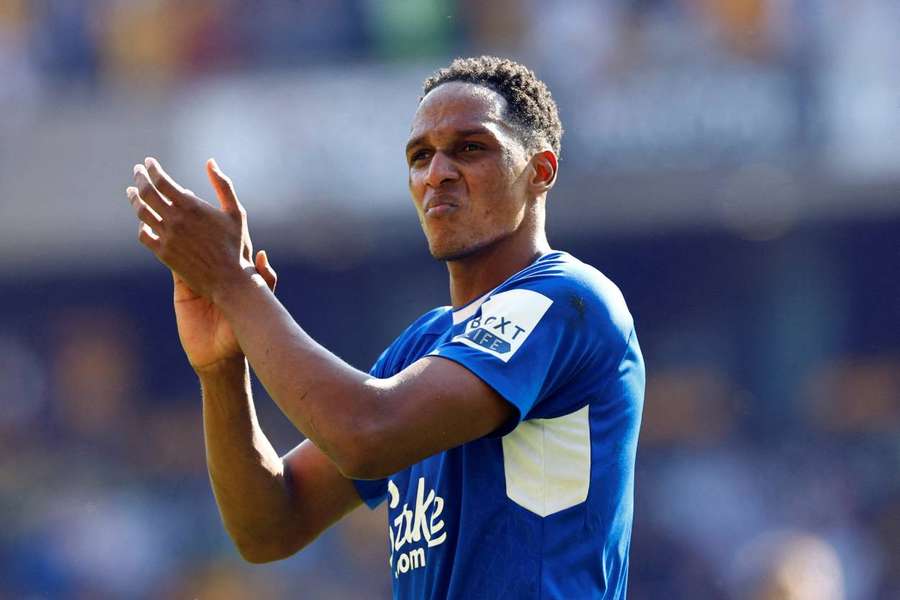 Yerry Mina juntou-se ao Everton no verão de 2018