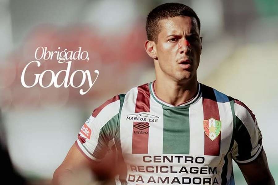 Alan Godoy fez apenas seis jogos pelo Estrela da Amadora