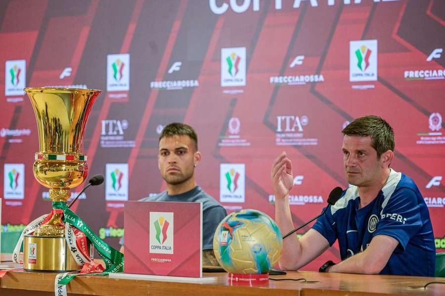 Cristi Chivu și Lautaro Martinez, prezenți la conferința de presă dinaintea finalei