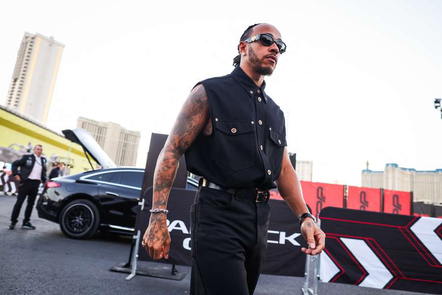 Lewis Hamilton beim Formel 1 GP Las Vegas.