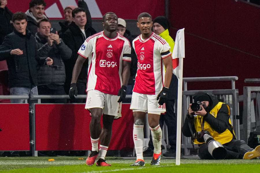 Brian Brobbey en Jorrel Hato waren Ajax' afgevaardigden voor Oranje