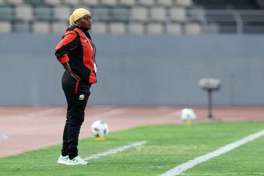 Kenya head coach Beldine Odemba Kenya head coach Beldine Odemba