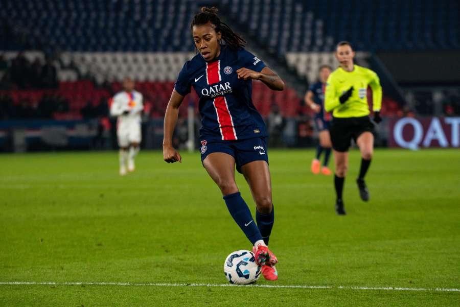 Echegini in action for PSG