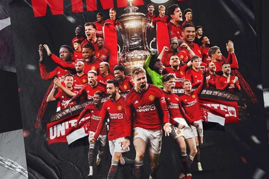 Manchester United venceu Taça de Inglaterra este sábado