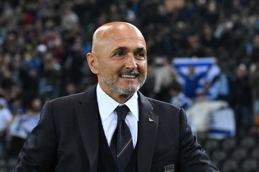 Luciano Spalletti durante Italia-Israele