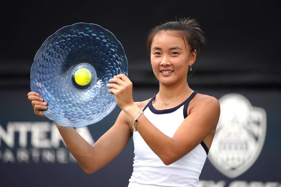 Yuan Yue na haar overwinning in Texas