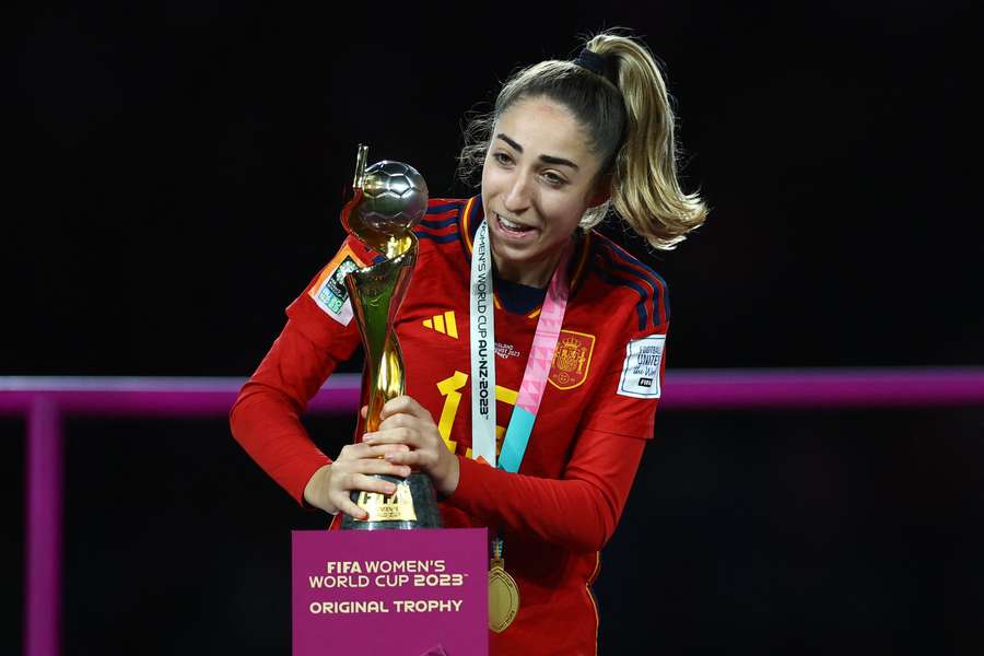 Olga Carmona lifted the Women's World Cup for Spain last weekend