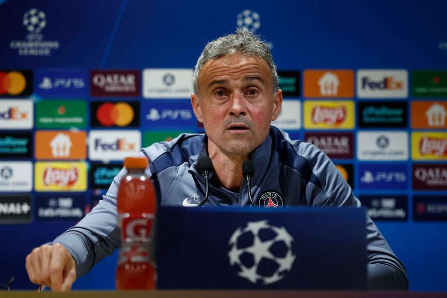 Luis Enrique en conférence de presse ce mardi.