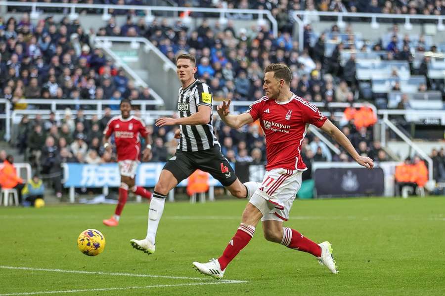 Chris Wood scorer sit andet mål mod Newcastle