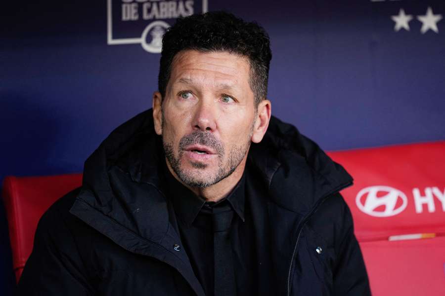Simeone, entrenador del Atlético de Madrid