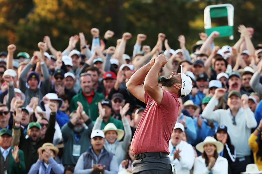 Spain's Jon Rahm won the Masters on Sunday by four strokes after shooting a three-under-par final round