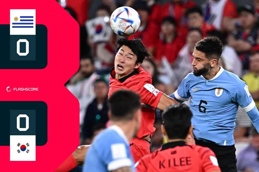 Uruguai e Coreia do Sul não saíram do nulo no primeiro jogo do grupo H