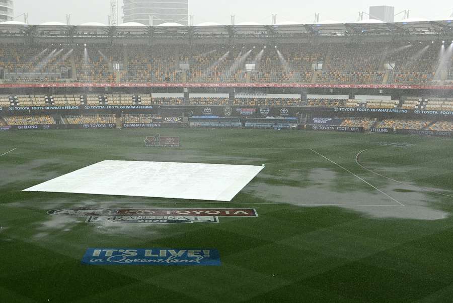 The Gabba and People First Stadium could see some heavy rainfall across the weekend depending on the path of a tropical low. 