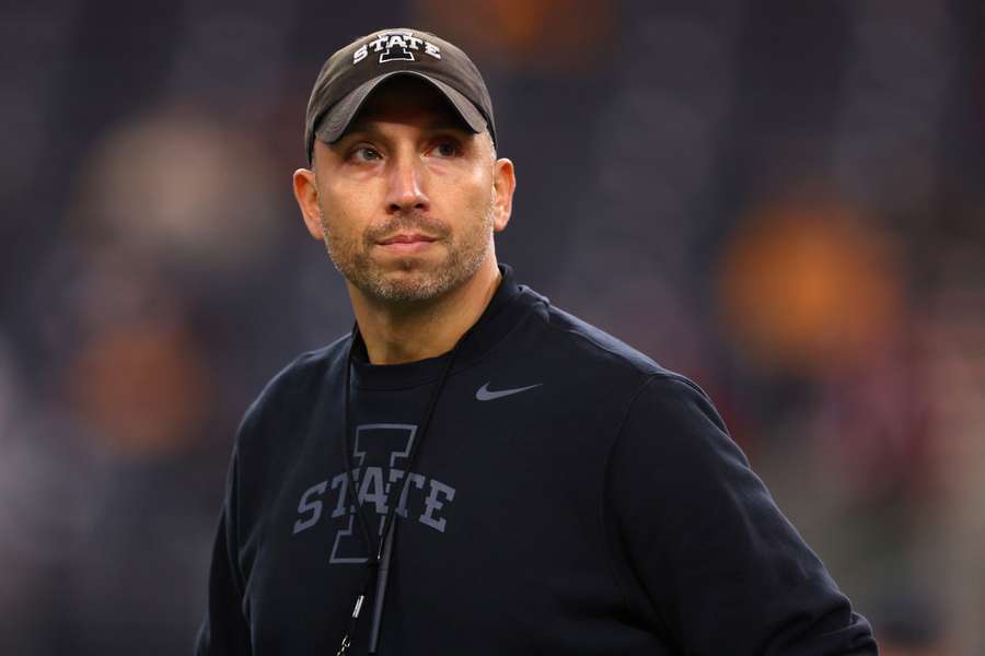 Iowa State head coach Matt Campbell on the sideline (2024)