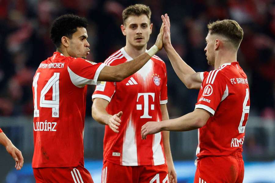 Luis Diaz (l.) war der herausragende Spieler für Bayern gegen Hoffenheim.