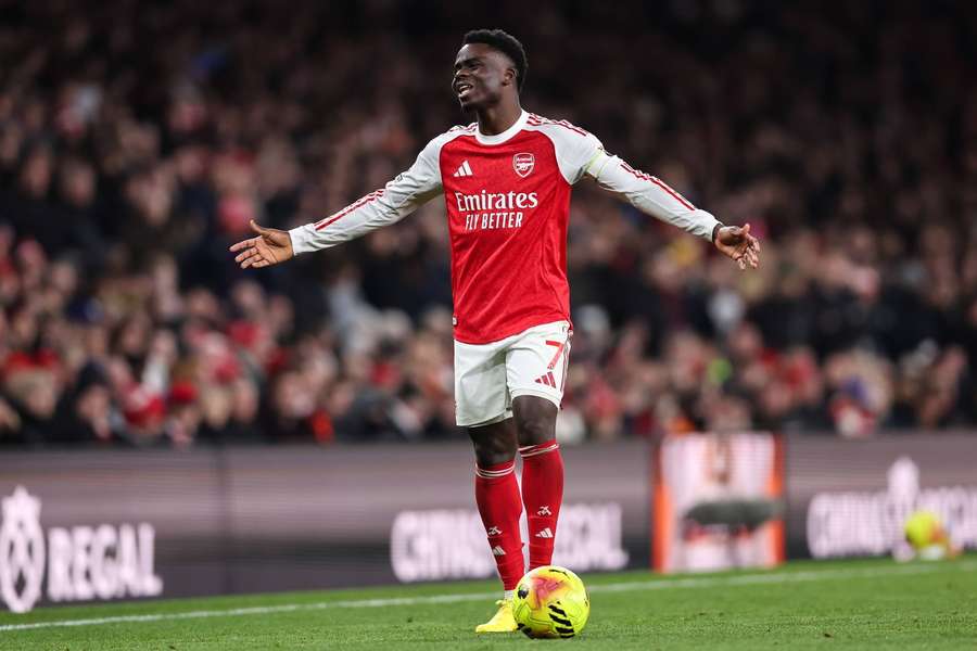 Saka concedes Arsenal failed to meet their standards in Man Utd defeat Saka concedes Arsenal failed to meet their standards in Man Utd defeat