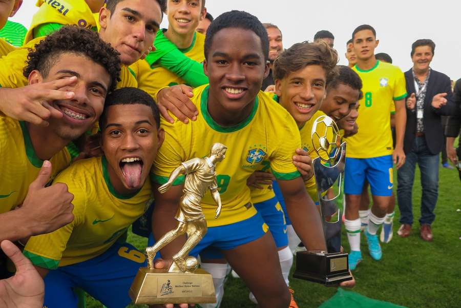 Endrick também foi campeão com o Brasil sub-17