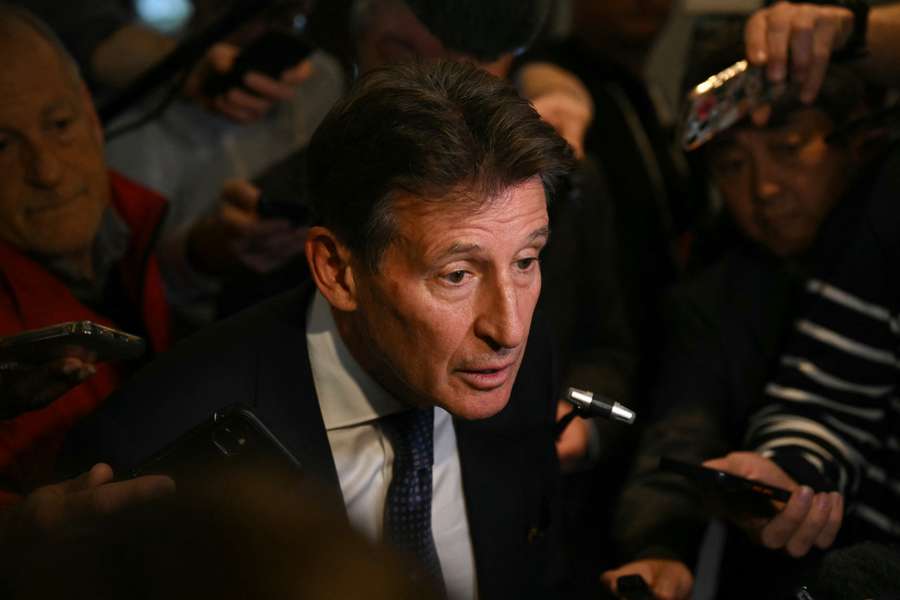 Sebastian Coe, le président de World Athletics, récemment.