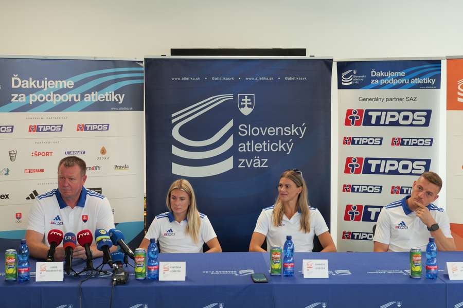 Tlačová konferencia pred odchodom na ME. Tlačová konferencia pred odchodom na ME.