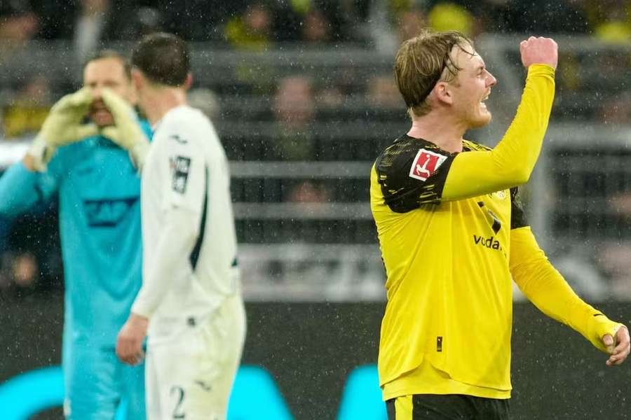 Julian Brandt abriu caminho ao triunfo do Borussia Dortmund Julian Brandt abriu caminho ao triunfo do Borussia Dortmund