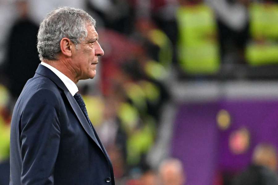Fernando Santos no Portugal - Marrocos, último jogo à frente da seleção