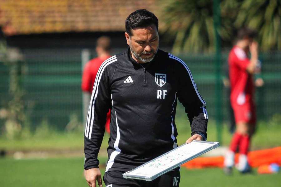 Rui Ferreira no treino do AFS Rui Ferreira no treino do AFS