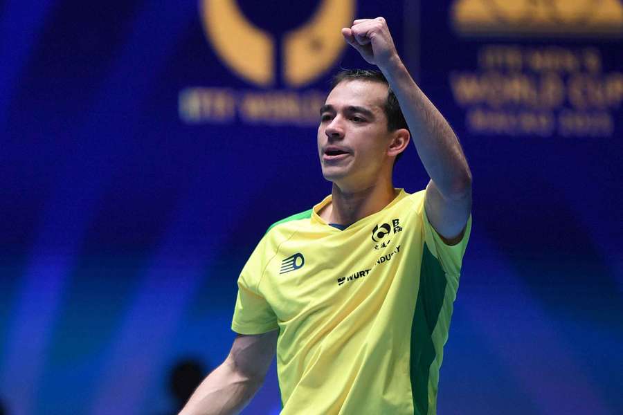 Hugo Calderano escreveu uma página histórica do esporte brasileiro