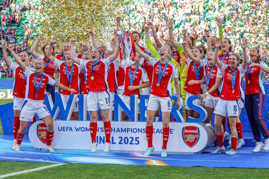 Arsenal a remporté la Ligue des champions en 2025