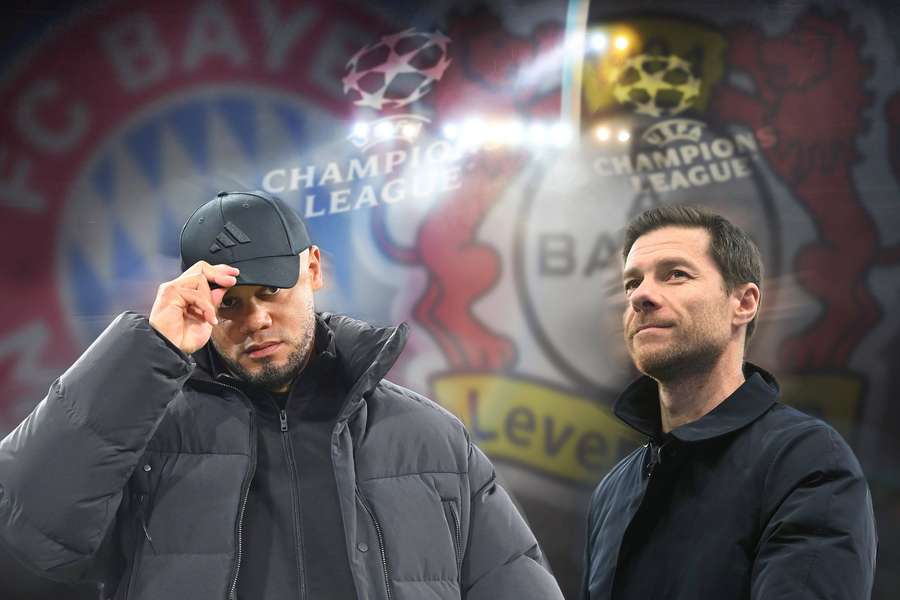 Vincent Kompany und Xabi Alonso.